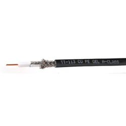 Kabel sat. żel. Telmor TT-113 PE - 100m